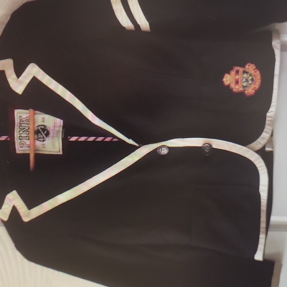 VS PINK Preppy schoolgirl crest blazer M - Picture 3 of 7